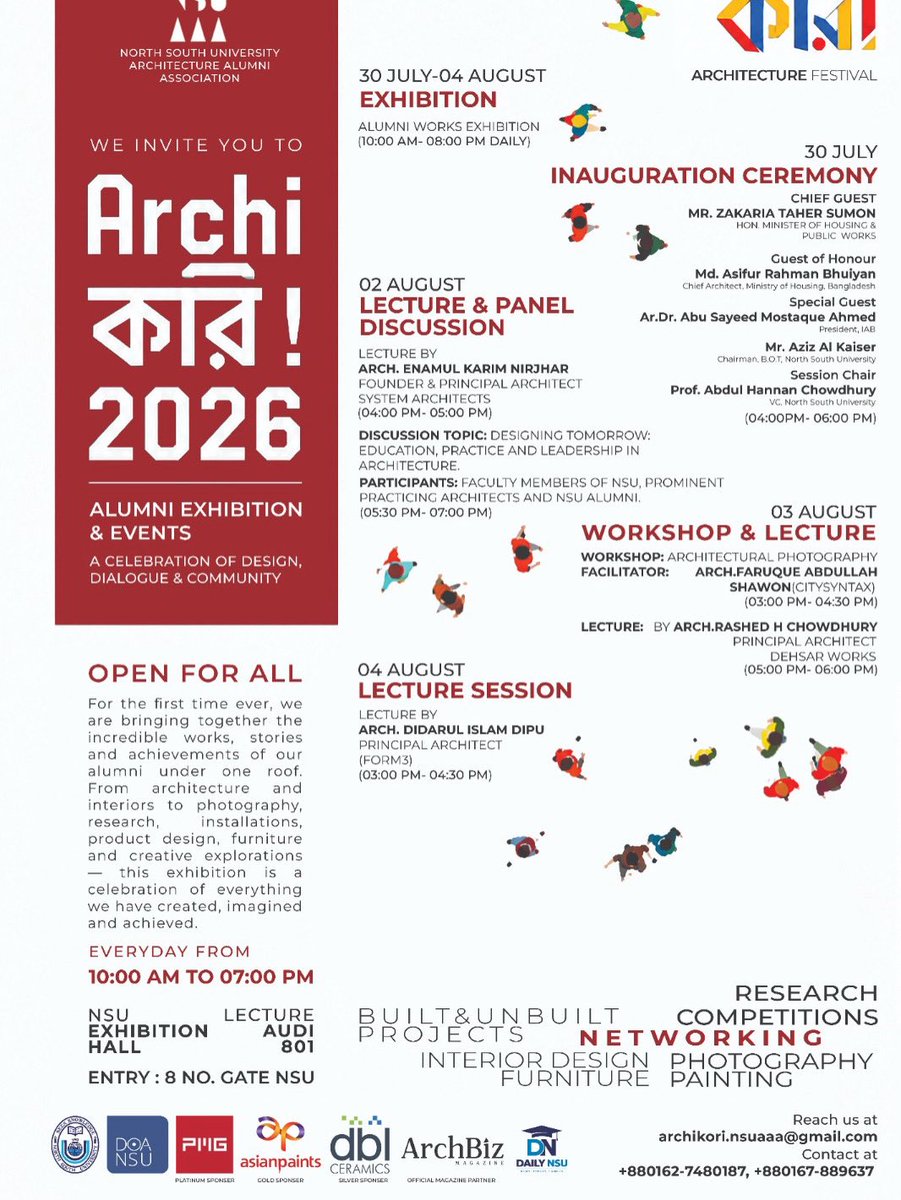 ArchBizBD's tweet photo. 𝗔𝗿𝗰𝗵𝗕𝗶𝘇 𝗠𝗮𝗴𝗮𝘇𝗶𝗻𝗲 𝗶𝘀 𝗽𝗿𝗼𝘂𝗱 𝘁𝗼 𝗯𝗲 𝘁𝗵𝗲 𝗢𝗳𝗳𝗶𝗰𝗶𝗮𝗹 𝗠𝗮𝗴𝗮𝘇𝗶𝗻𝗲 𝗣𝗮𝗿𝘁𝗻𝗲𝗿 𝗼𝗳 𝗔𝗿𝗰𝗵𝗶 𝗞𝗼𝗿𝗶 𝟮𝟬𝟮𝟲.

We look forward to meeting you at 𝗔𝗿𝗰𝗵𝗶 𝗞𝗼𝗿𝗶 𝟮𝟬𝟮𝟲.

#ArchBiz #ArchiKori2026 #OfficialMagazinePartner https://t.co/QfojbOxkru
