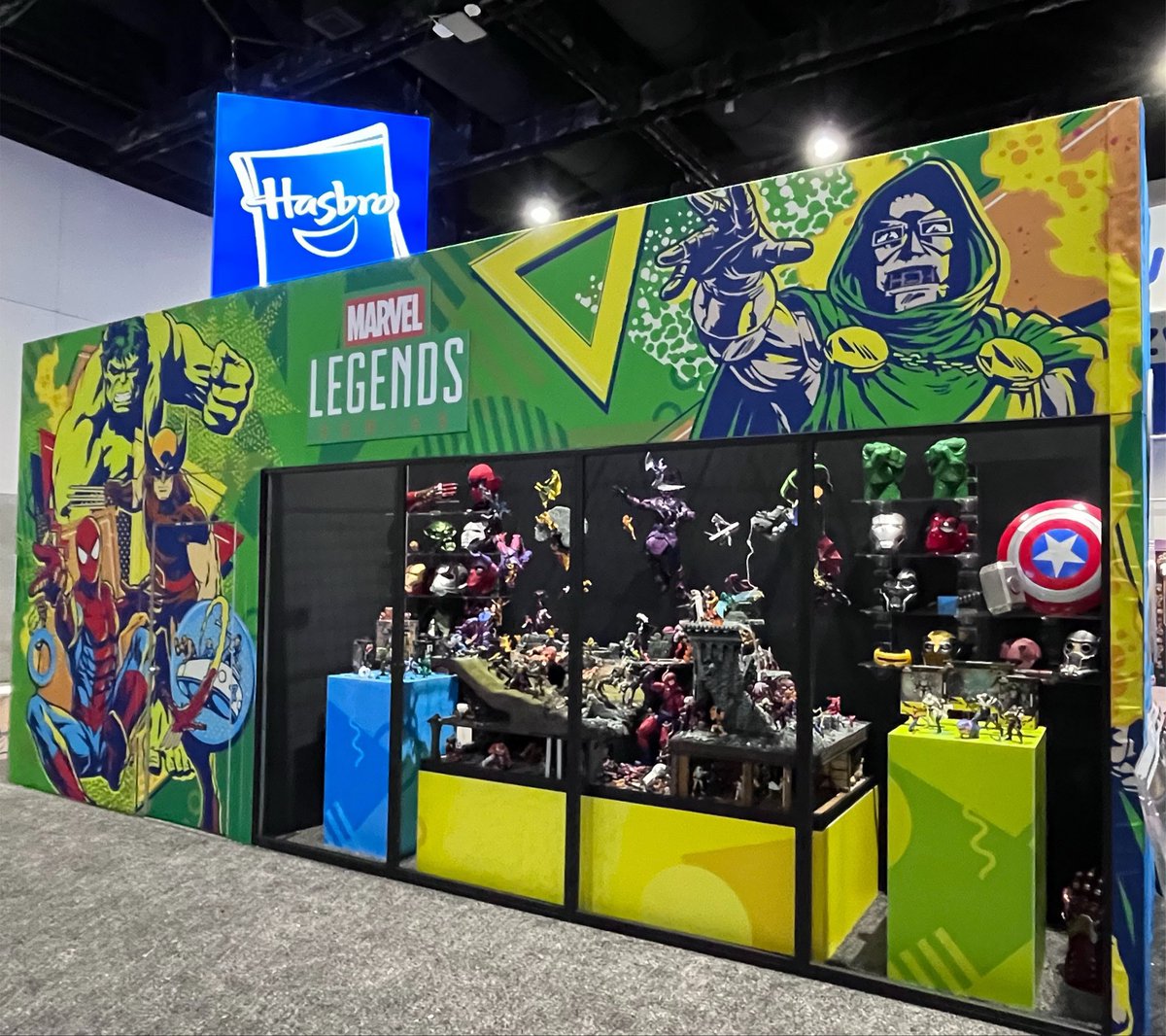 MarvelLegendsHQ's tweet photo. SDCC 2026 Marvel Legends Booth!

📸: @DanYunIsTrying 

#MarvelLegends https://t.co/GkExGBNwMj