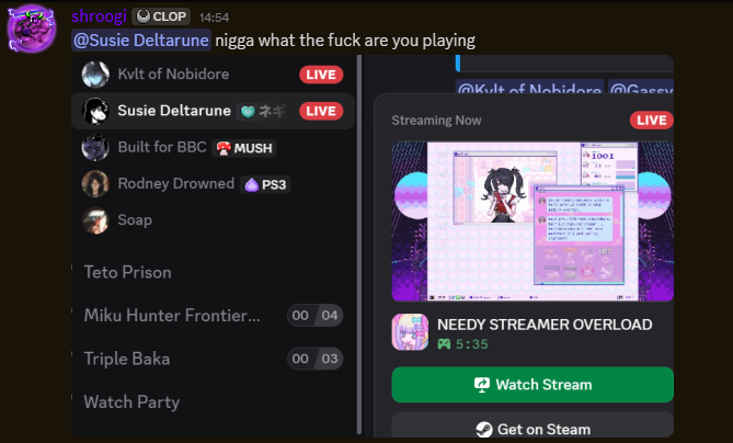 PsychoticAvian's tweet photo. Caught playing femcel slop </3 https://t.co/XhQ6iGMu1l