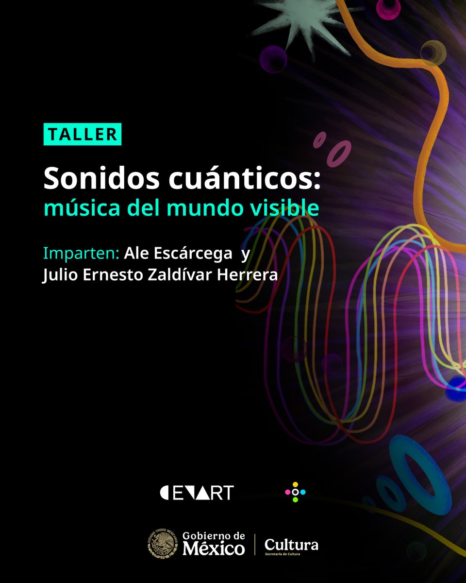 cmm_cenart's tweet photo. 🚨 ¡Mañana 27 de julio cierra el registro!

En este taller, niñas y niños explorarán el mundo del sonido a través de la creatividad, la experimentación y herramientas digitales para crear nuevas formas de escuchar e imaginar.

Registro previo: https://t.co/TE4AEqLpu7 https://t.co/WOk3miS3ZN
