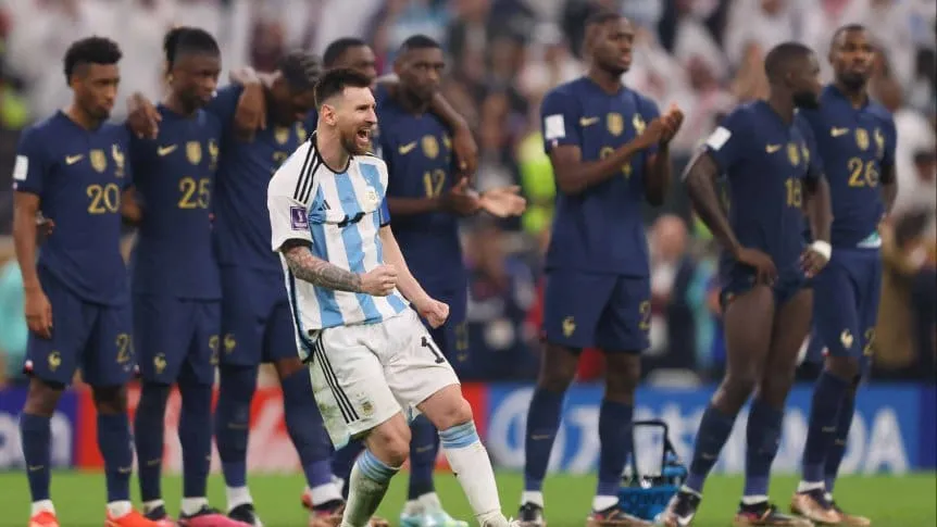 Ma_WuKong's tweet photo. 🇦🇷 EFEMÉRIDES

Han pasado 1.313 días desde el último tiro a puerta de Argentina en la Final de un Mundial.

A pesar de jugar otra este pasado domingo, Argentina lleva más de 4 años sin chutar a portería en una Final del Mundo.

Dato espeluznante. https://t.co/hkLDC2tD8N