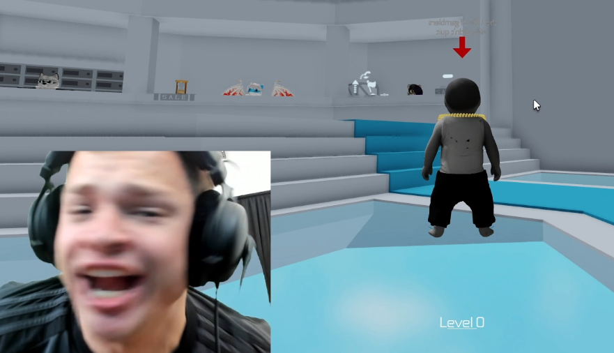 retexen1's tweet photo. ron vs jynxzi tower of hell roblox would be cinema https://t.co/0s9sdQkCRx
