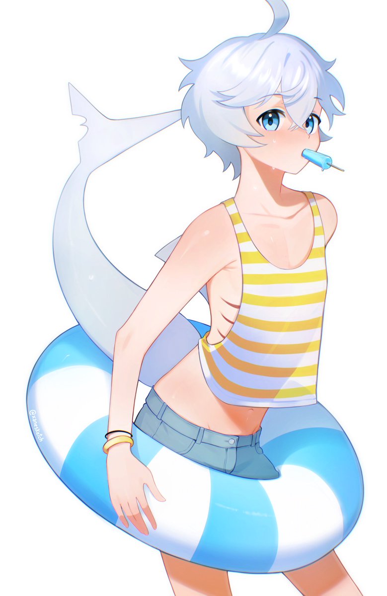 XaneSketch's tweet photo. Summer time 🏖️🦈 https://t.co/TDeekJ5DJ1