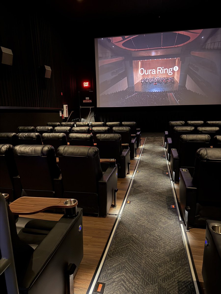 solomonster's tweet photo. When you have the theater all to yourself 🤠 https://t.co/IDSeRfKj9O
