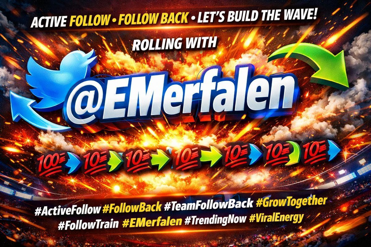 EMerfalen's tweet photo. Active FOLLOW
@gulunretrosu 
@EMerfalen 
 @Sionainnagins
@Montchelle66_2
@Kate92097372
@500Rochelle https://t.co/AdOOVkiYkj