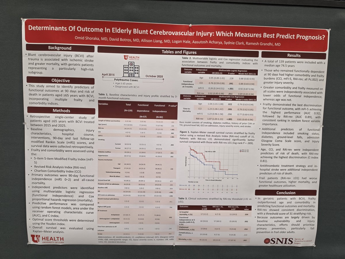 OmidShrk's tweet photo. Thank you, @SNISinfo, for another incredible opportunity to present our research! Outstanding scientific content, excellent meeting organization, and inspiring discussions throughout. Already looking forward to next year's meeting in Colorado! #SNIS2026 https://t.co/4xsMrgGsjF