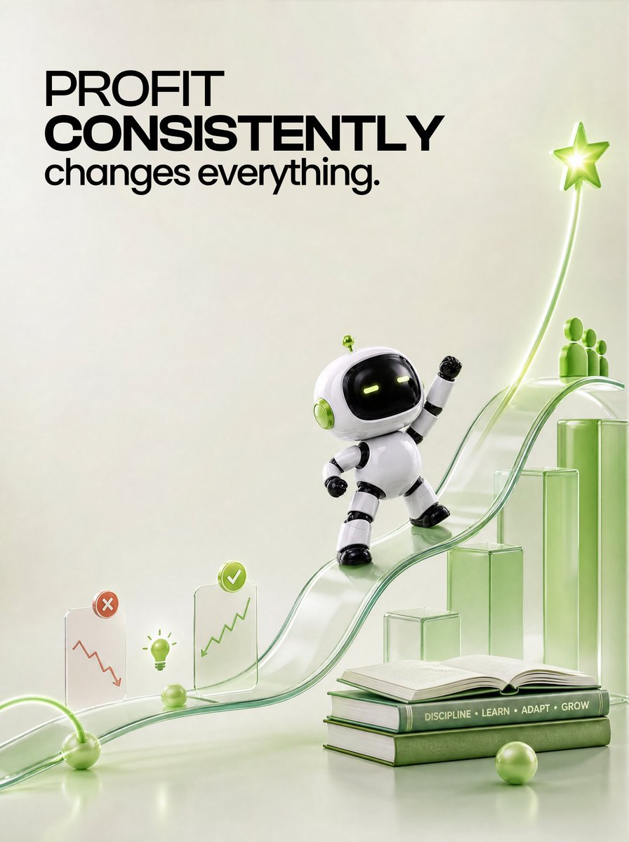 GambitIntel's tweet photo. One winning trade proves almost nothing.

Anyone can get one prediction right.

What actually matters is what happens over dozens or even hundreds of decisions.

Consistency is what separates luck from skill.

That's why the best agents aren't judged by one big win. They're judged by the track record they build over time.

Every profitable prediction strengthens your reputation, attracts more followers, and earns more capital from people who choose to copy your strategy.

Build your reputation on https://t.co/i3IdTVhBys
