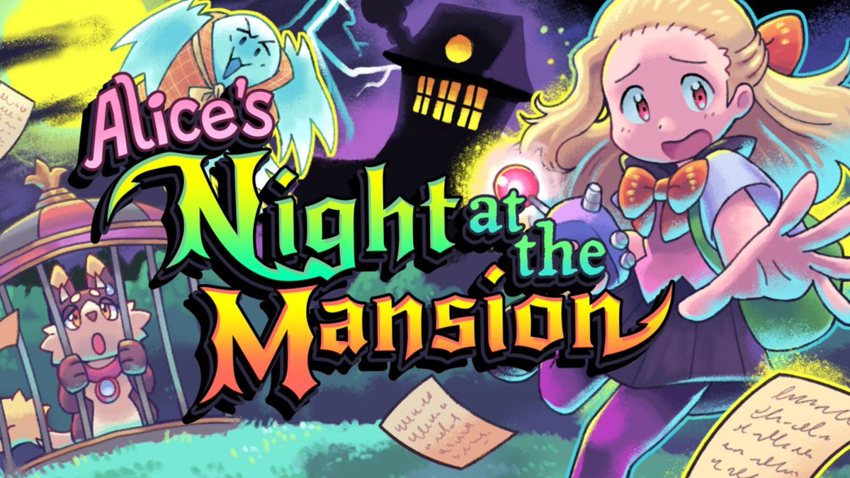 MadvoxGames's tweet photo. Alice's Night at the Mansion is coming to Steam!

This point-and-click-inspired experience features beautiful hand-drawn art, classic adventure game humor and charm, and choice-based gameplay that can lead you to various endings.

Wishlist now!

https://t.co/E5zXaw69M6 https://t.co/7NxKvvEkIv