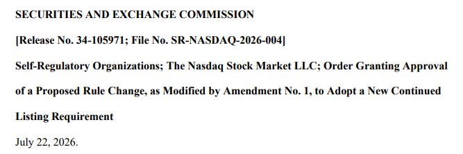 veptrader's tweet photo. Yesterday the SEC approved the most brutal rule change for Nasdaq microcaps in years.

$5M market cap. 30 days below it. Immediate suspension. No cure period. No stay on appeal.

~200 listed companies are below the line right now.

Here's how it actually works — and what everyone's missing 🧵