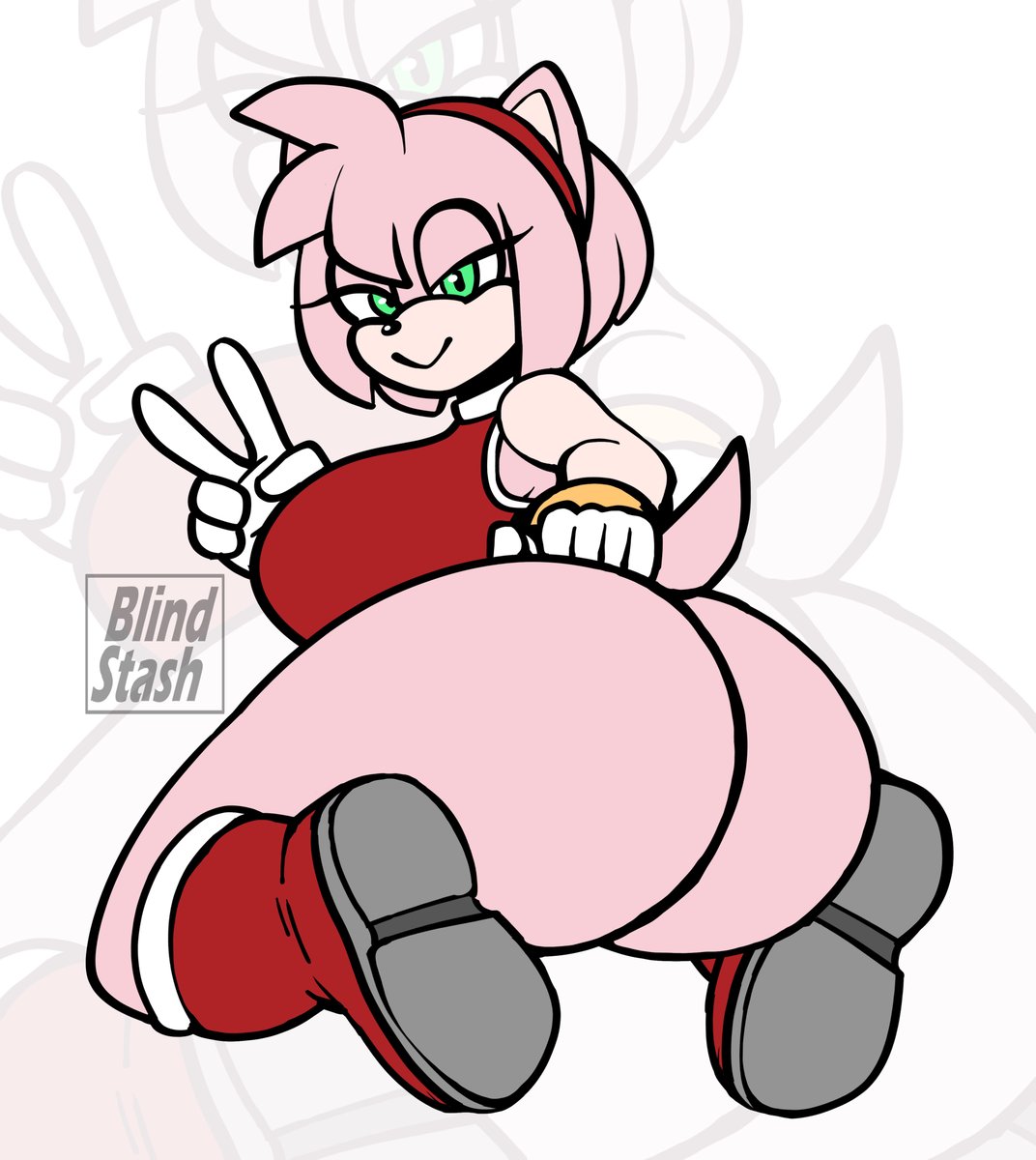 BlindStash's tweet photo. Past rare amy art since i never draw her lol https://t.co/M6HgGeaV3i