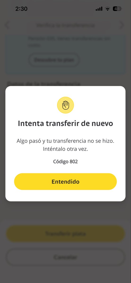 yake_ARMY's tweet photo. @Bancolombia @CARLOSAMARC Ya llevo 2 días a si, no puede transferir ni pagar nada con mi cuenta 😱🤓😫🥲 https://t.co/JObUycZfdF