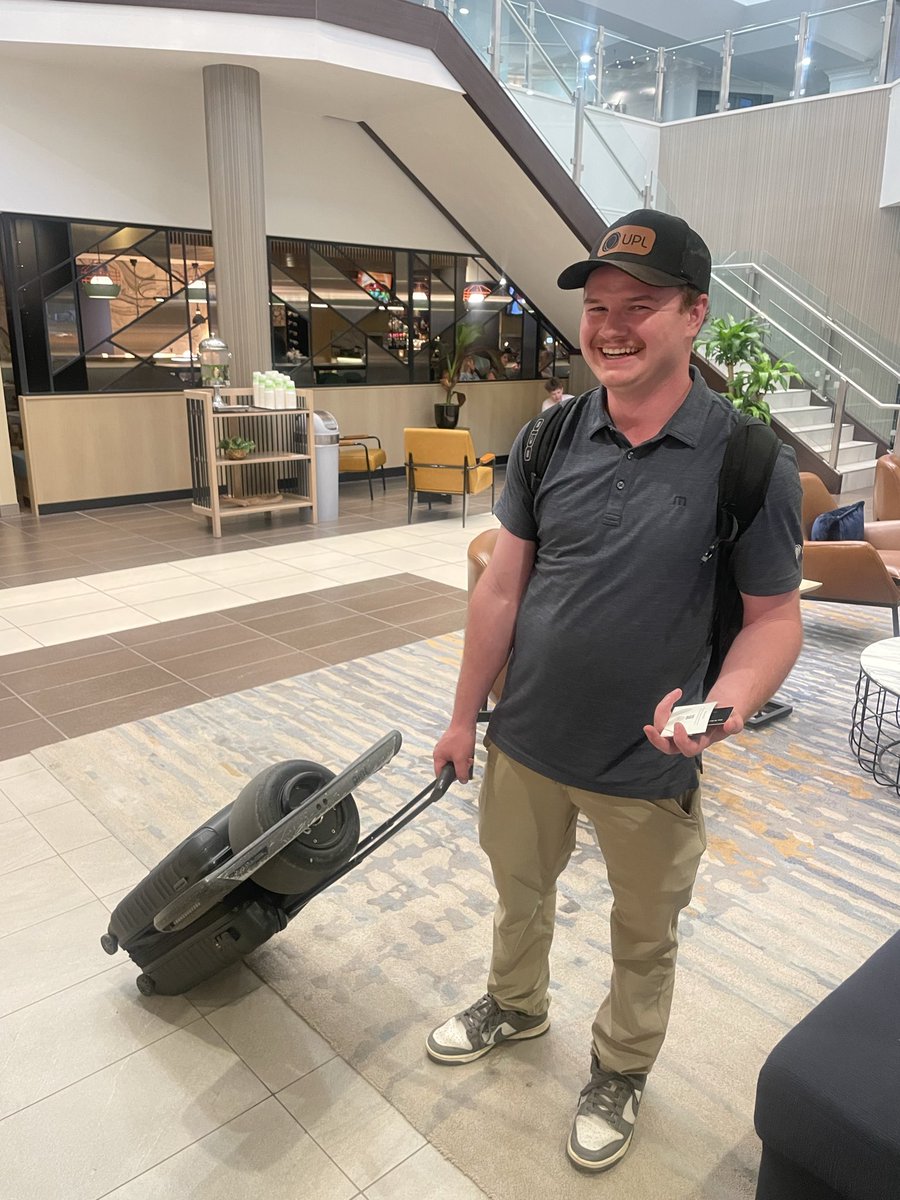 UPLSummerExpert's tweet photo. Walker had the best method of transport this week at AIM! #onewheeler 

Let’s goooo! https://t.co/6ZVAv6MiQE