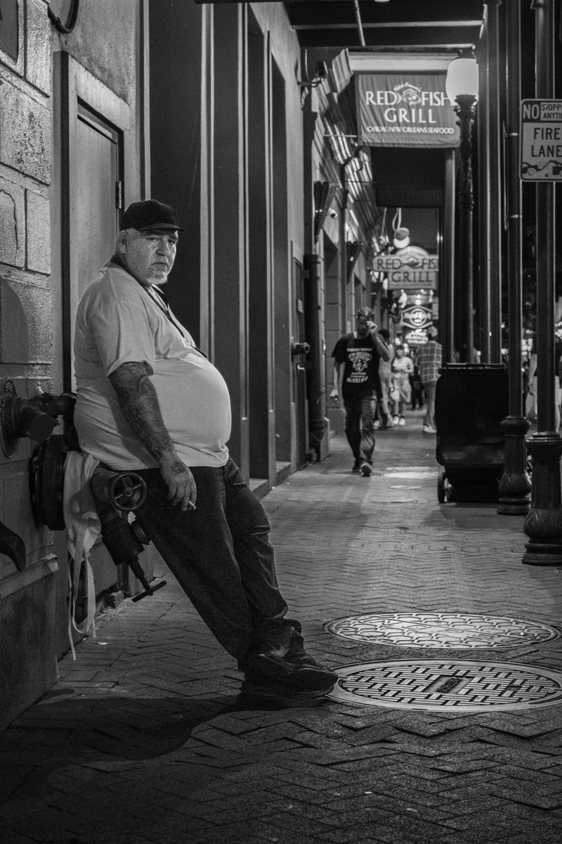 george_lato's tweet photo. Smoking on Bourbon
#neworleansstreetphotography #streetphotography #documentaryphotography #blackandwhitephotography #frenchquarter #royalstreet #visitneworleans #leicaq3 https://t.co/IwXkfxvyus