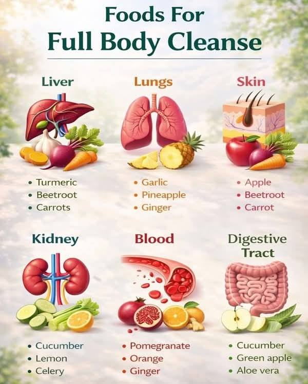 NutritionMasta_'s tweet photo. Foods for full Body Cleanse. https://t.co/X1aDpDNfSL