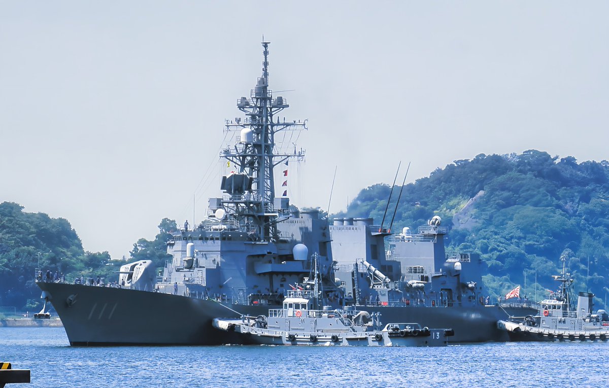 07/23/2026 13:10頃 海上自衛隊横須賀基地に護衛艦おおなみ(JMSDF