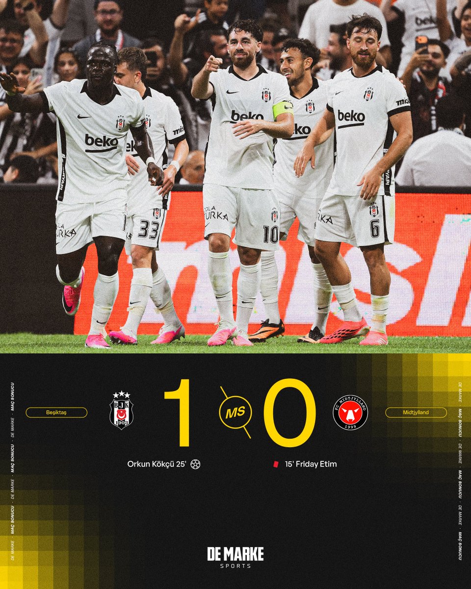 demarkesports's tweet photo. Beşiktaş, yeni sezona galibiyetle başladı. https://t.co/4xAsQ5C7eG