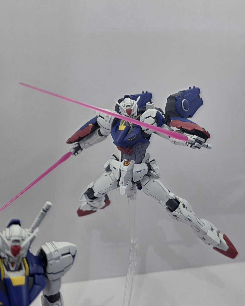 BandaiHobbyUS's tweet photo. The latest GUNPLA entry from upcoming anime "MOBILE SUIT GUNDAM RG XARX-ZERO" is now on display at San Diego Comic-Con!

HG 1/144 GUNDAM ZERO

See it yourself at Booth 3829!

#SDCC #SDCC2026 #GUNPLA https://t.co/xTPpOxT20U