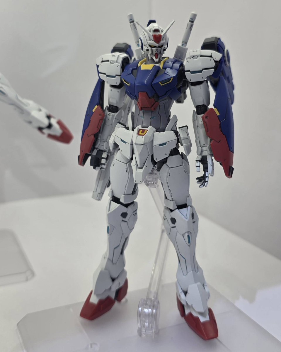 BandaiHobbyUS's tweet photo. The latest GUNPLA entry from upcoming anime "MOBILE SUIT GUNDAM RG XARX-ZERO" is now on display at San Diego Comic-Con!

HG 1/144 GUNDAM ZERO

See it yourself at Booth 3829!

#SDCC #SDCC2026 #GUNPLA https://t.co/xTPpOxT20U