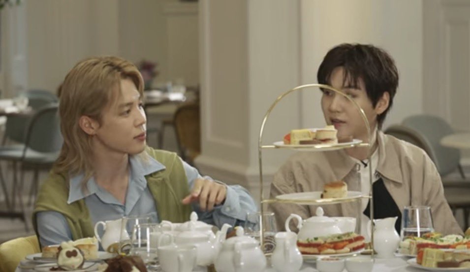 ladyelocin's tweet photo. yoonmin's taste-testing cakes for their wedding 🎂 https://t.co/gT5xuS4GFO