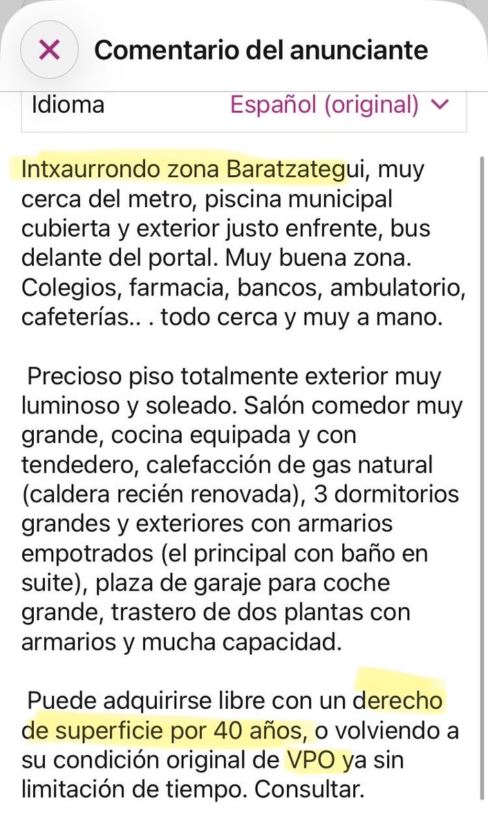 rcarrera147's tweet photo. Nueva especulación en VPO en Donosti. 380.000€ un piso q costó menos d la 3a parte,pagado con el esfuerzo d todos para dar vivienda a quienes no podian acceder y ahora hacen negocio con inmobiliarias,como @inmoelizalde .El @Gob_eus @etxebizitzaejgv @etxebidEJGV miran a otro lado https://t.co/2NRsetvPgA