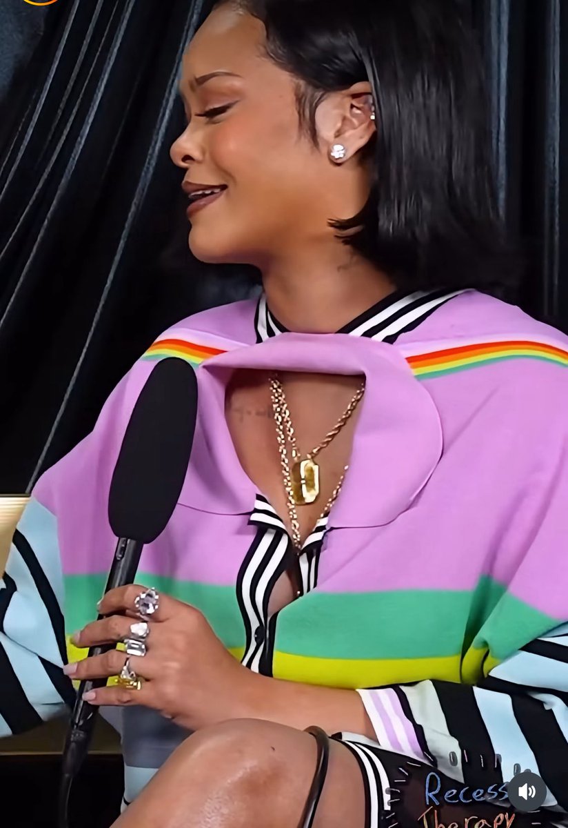 iam_Mardiyyah's tweet photo. Rihanna shared her experiences and struggles as the bread winner of her house, the singer in her recent interview couldn’t hold back her tears while talking about how overwhelming it has been for her being the provider in the marriage.

Interviewier 🎙️: How are you coping being the richer woman in your marriage? 

Rihanna: I wouldn’t advise any woman out there to settle for a man who’s not up or higher than her financial status because all I’ve been doing in the house for years is pay bills and get fvcked all night, it’s so exhausting.