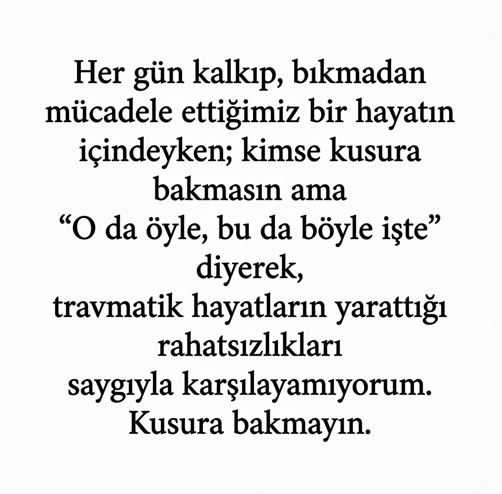 gregorsamsamsi's tweet photo. Bizim de hayat dertlerimiz var. Herkesi hoş karşılayamam ne yazık ki. https://t.co/VX6V2TzyyW