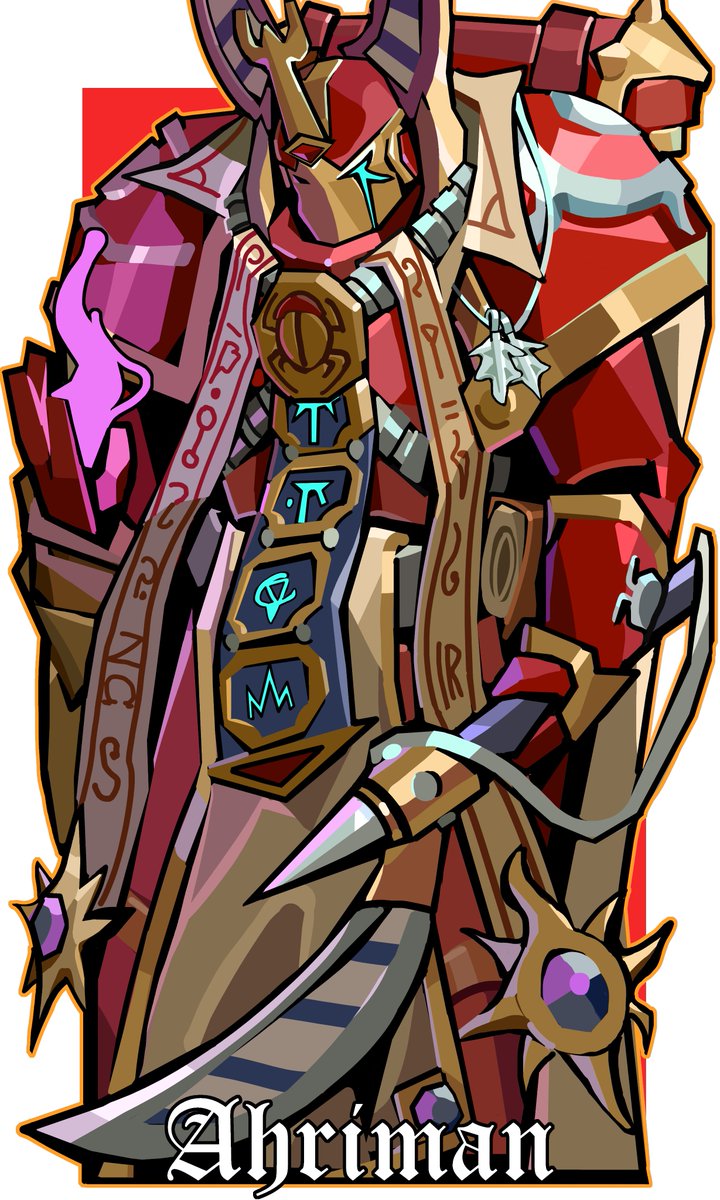 Ken_Wiaa's tweet photo. "The Chief of Thousand," Ahriman
@warhammer https://t.co/H8k7Qfy4Ru