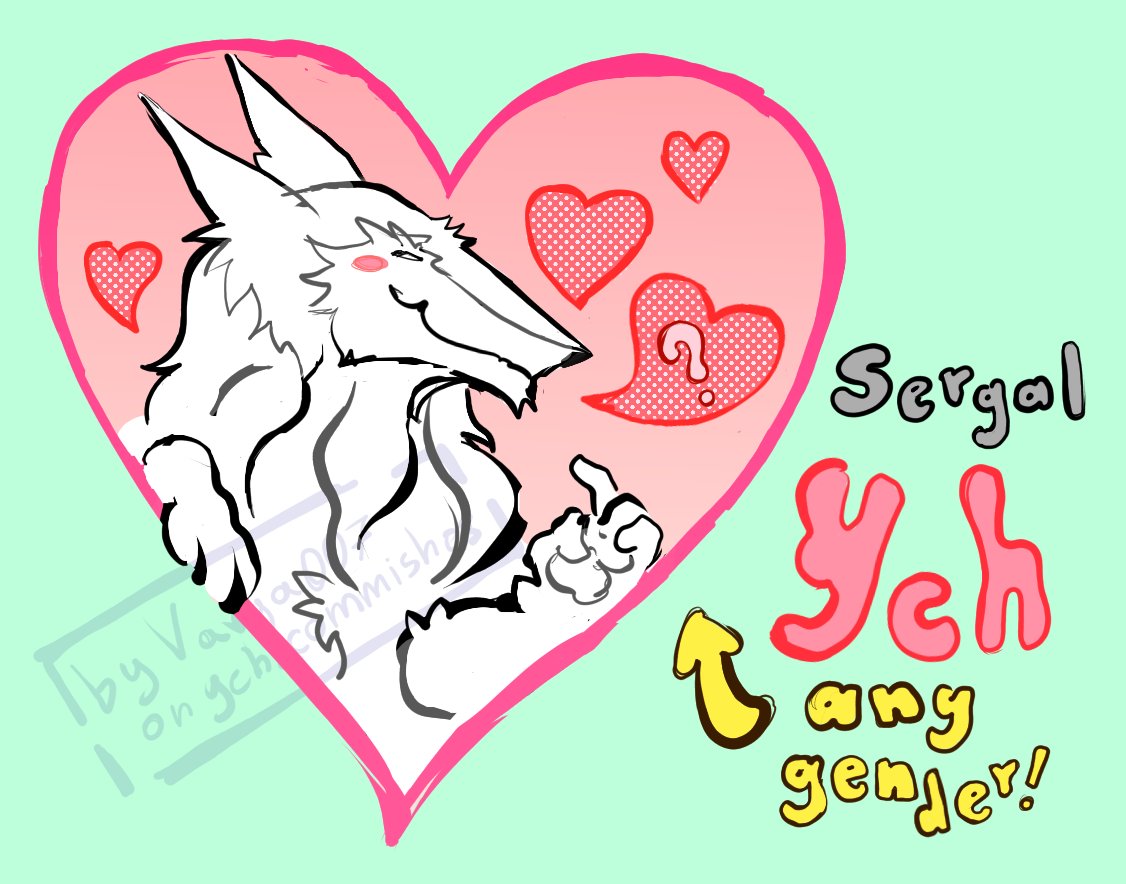 BaP8A007's tweet photo. WHILLE Im hyping i need to promote my sergal semi-valentime ych auction vision I had at the middle of the summer....
https://t.co/sUT5bDcMkF https://t.co/rBP4DhCBIC