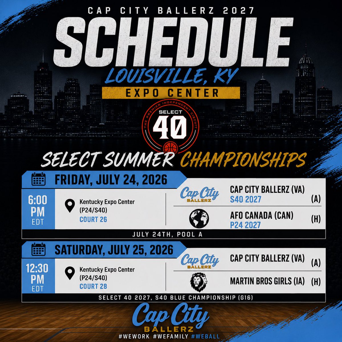 ellaj2027's tweet photo. My last AAU schedule!! https://t.co/hDA4xX8eS2