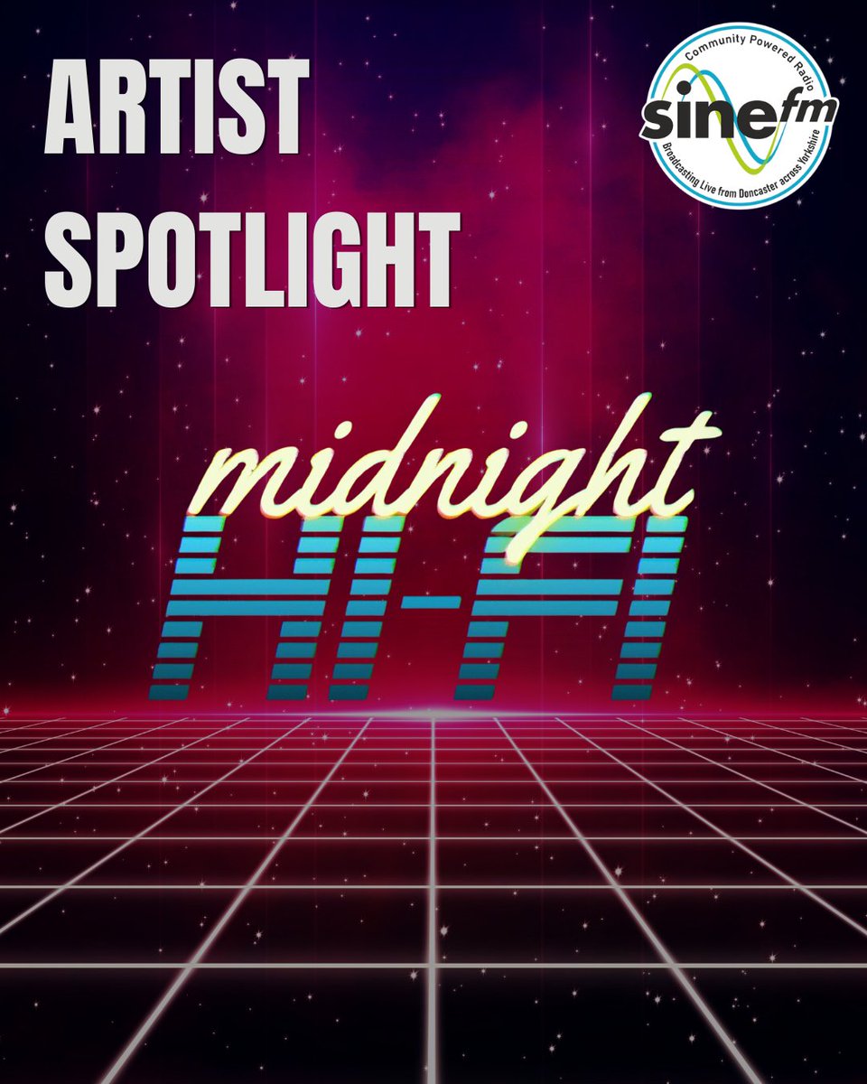 SineFM's tweet photo. 🎹 Artist Spotlight: @MidnightHiFi 

Northern Ireland's Clark Thompson gives us atmospheric electronic tracks inspired by the neon glow of the '80s.

📩 Artists: Upload your music for the chance to be featured on air - https://t.co/DIz26N4TpV

#ArtistSpotlight #Synthwave #SineFM https://t.co/3NOQa3xoDU