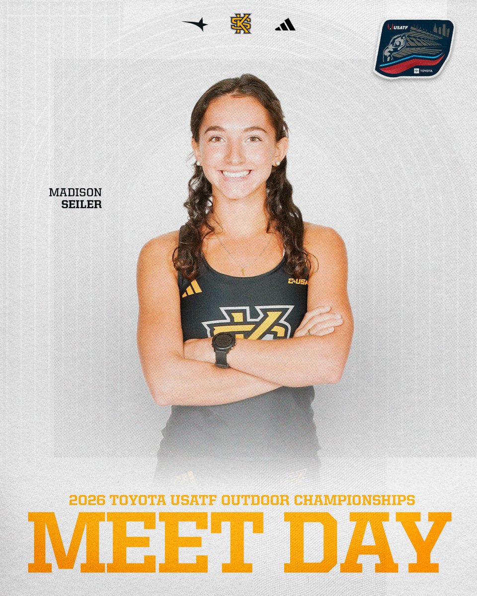 KSUOwlsTrackXC's tweet photo. Madison Seiler, Daniel Haugh and Isaiah Rogers will all be in action tonight @usatf Outdoor Championships!
📊 https://t.co/JqpCUWzUCA
📹 https://t.co/m1QPxO7VB4
#HootyHoo | #ThinkBigger https://t.co/53y4WnRZWM