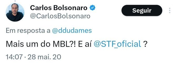 ClaudioCostare's tweet photo. @sergiusdourado @NewsLiberdade Esse aqui também adora o STF, ó. https://t.co/bSBPj1x5MB