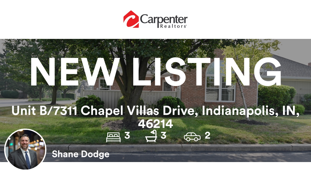shane_dodge's tweet photo. 🛌 3 🛀 3 🚘 2
📍 Unit B/7311 Chapel Villas Drive, Indianapolis, IN, 46214

My latest listing on RateMyAgent.

https://t.co/ZkBVyWJoVf

...
#ratemyagent #realestate #Carpenter_Realtors__Avon_East https://t.co/lAKX0Xr6eo