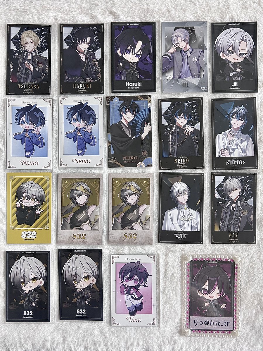 1rit_tr's tweet photo. 【交換】Element Sicks el6 チェキ 過去弾
譲
周年❤️💛💜🩵
周年デフォ💛2💜🤍
TS🩵💛
RWYSD🩵2🩷
正月🩵
chug🤍
フランマ💛2

求
画像③🩷各2

郵送交換希望。
別ポスト 缶バッジ・チェキと纏めても可能。
検索からでもお気軽にお声がけください！
#EL6グッズ交換 #EL6交換 https://t.co/jyDFhTdTdA