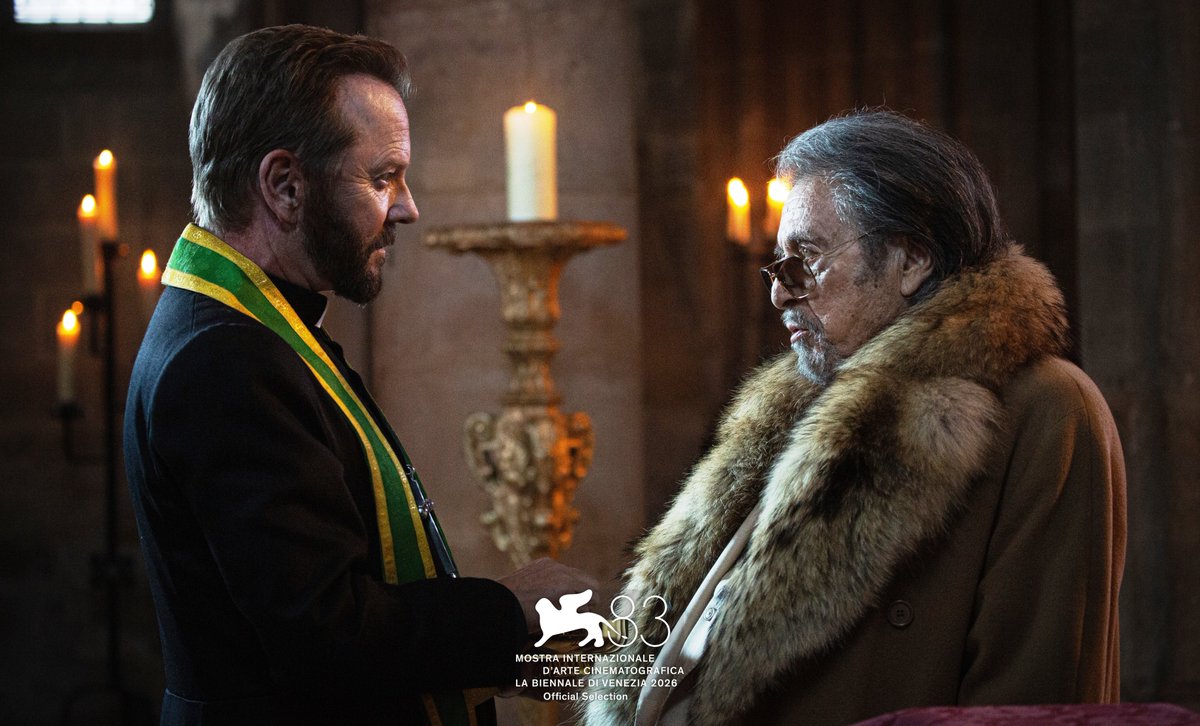 EuropaCorp's tweet photo. Sélection Officielle — Mostra de Venise 2026
FATHER JOE, réalisé par Barthélemy Grossmann, fera sa première mondiale en Hors Compétition à la 83e Mostra de Venise. Avec Kiefer Sutherland, Ever Anderson, et Al Pacino. Écrit et produit par @lucbesson 
#FatherJoe #Venezia83 https://t.co/Ver9fvjJhM
