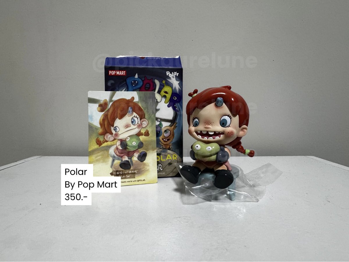 pickaurelune's tweet photo. ส่งต่อน้อง Polar: Yum-yum! มีกล่อง และการ์ดครบค่า พร็อบน้องยังไม่ได้แกะน้า 🤍

ค่าตัวน้อง 350.-
shipping fee 30.- 📮

สนใจทักเดม ดูเพิ่มเติม ต่อรองได้ค่า
#ตลาดนัดกล่องสุ่ม #ตลาดนัดของเล่น #กล่องสุ่มโมเดล #ตลาดนัดarttoy #Popmart #กล่องสุ่ม #ตลาดนัดของเล่นมือสอง #ตลาดนัดpopmart https://t.co/Dots1yl4zn