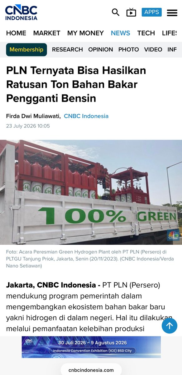 febiollanabe's tweet photo. Menurutku inovasi dari PLN ini layak banget diapresiasi. Gak cuma berpikir buat kebutuhan hari ini, tapi juga nyiapin solusi energi yang lebih ramah lingkungan lewat produksi bahan bakar pengganti bensin. Semoga makin sukses ke depannya https://t.co/glMMAHozsf