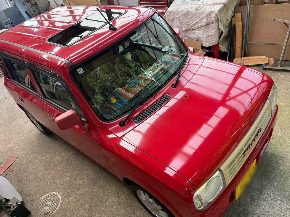 carcrafticikawa's tweet photo. ラパンにZenitサンルーフを施工しました。手動式ですがガラスを外すと開放感あふれるドラオブが楽しめます。後付けサンルーフのお問い合わせお待ちしております
#後付けサンルーフ
#ラパン https://t.co/l2F5yuVTSz