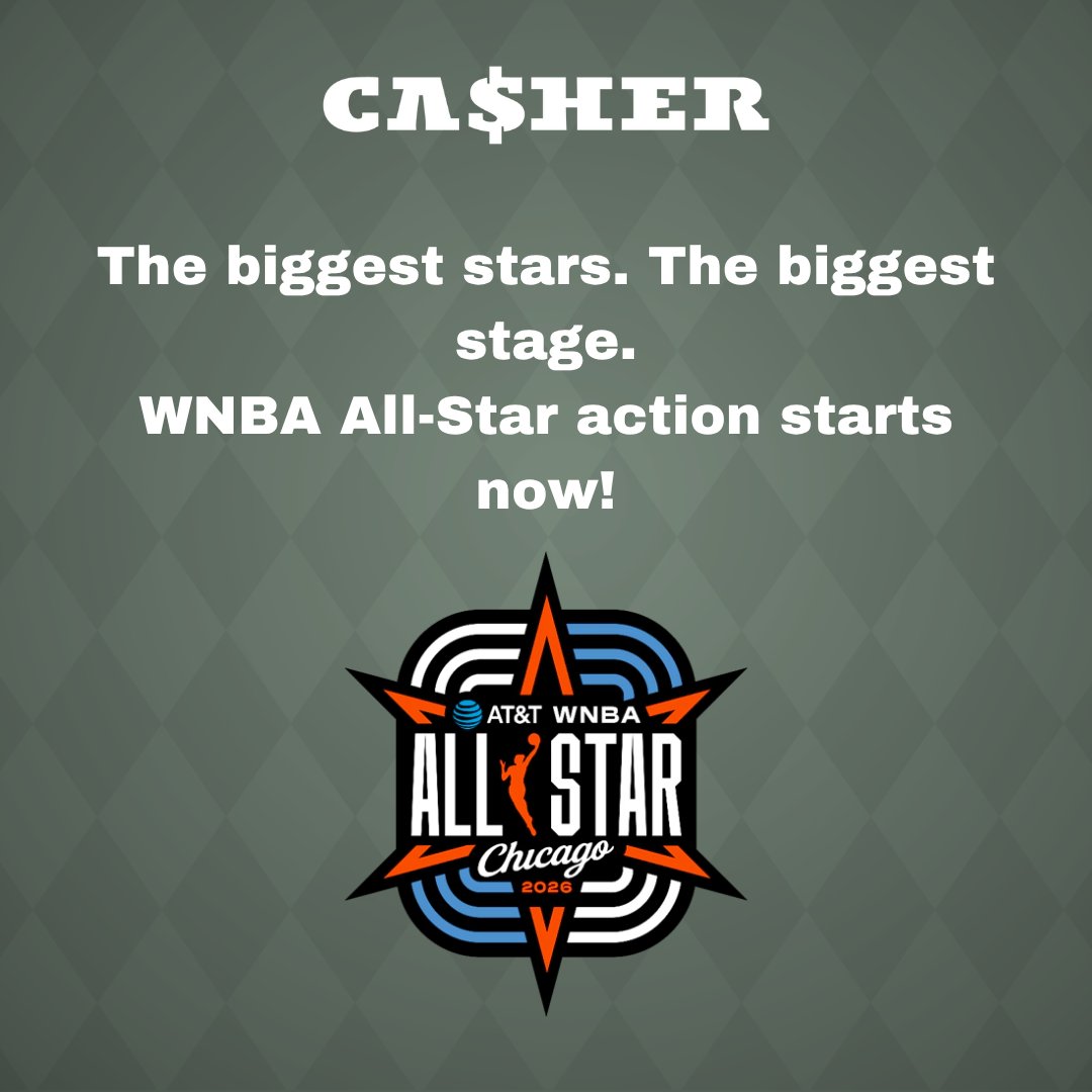 casher_tr's tweet photo. 🏀 The biggest stars hit the WNBA All-Star stage. Back the spotlight moments with Casher and ride the show. Casher Login: https://t.co/BQqbbMYdkD https://t.co/LmWfG5Ibhr