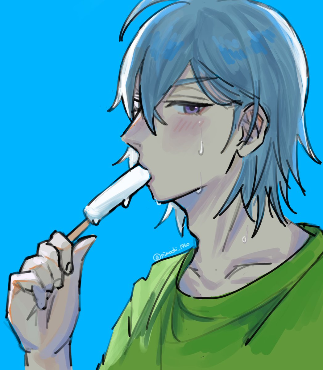 nimochi_1960's tweet photo. あついね https://t.co/8kLcG342t5