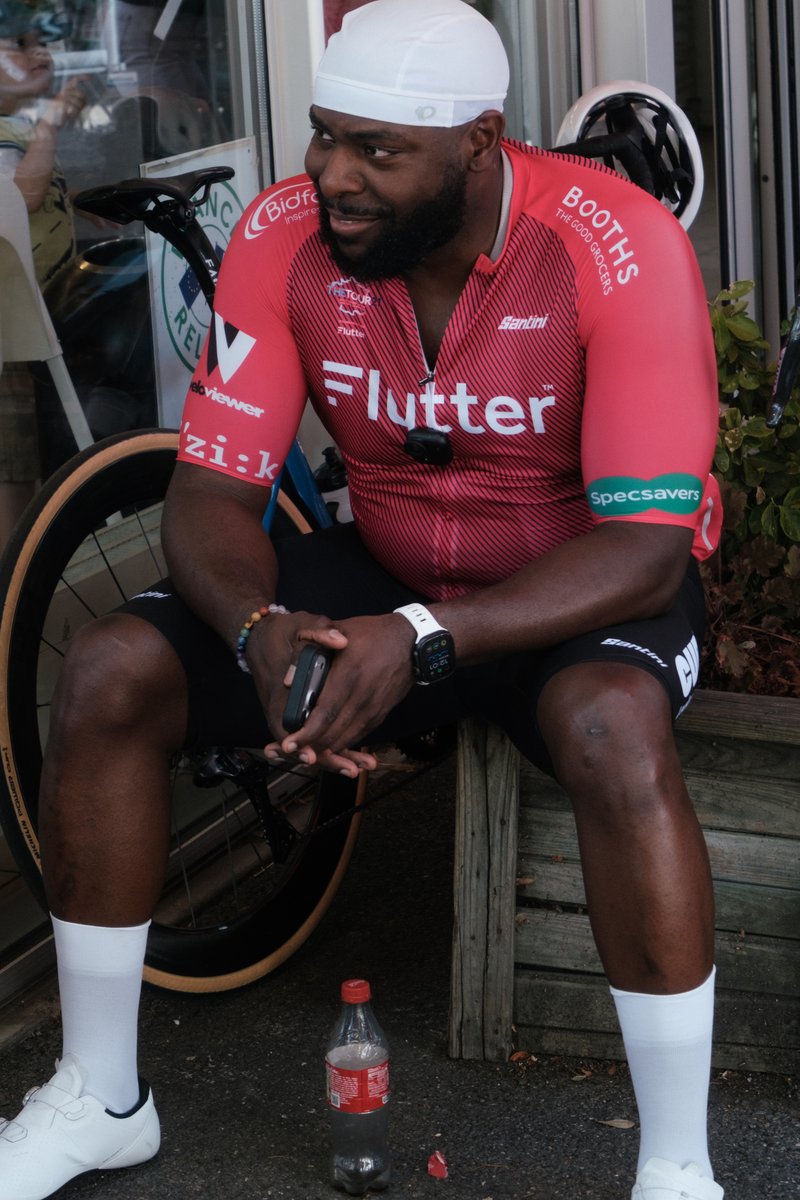 TheTour21's tweet photo. Makesi Duncan 🇺🇸
🏅The Taste of the Tour 21 in Partnership with Flutter Entertainment Finisher

Makesi took on the ToTT, ticking off a bucket-list adventure by riding the final four stages of the Tour de France—just one week before the pros! https://t.co/ggwp1J4gR8