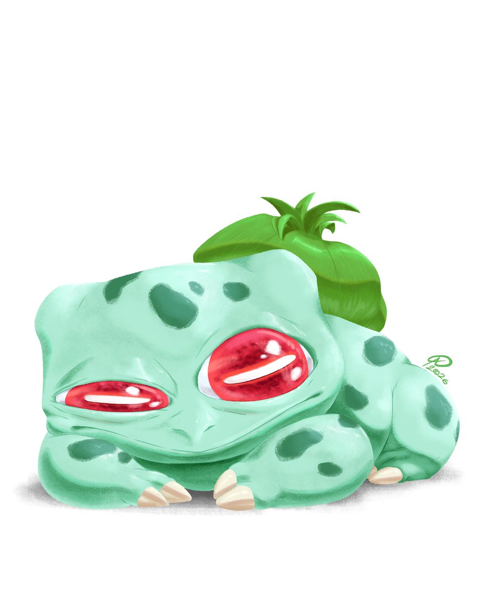 Yes050403's tweet photo. Drawing Pokémon Every Day

No.0001 Bulbasaur
Grass/Poison
Seed Pokémon https://t.co/e3oOj11Yyp