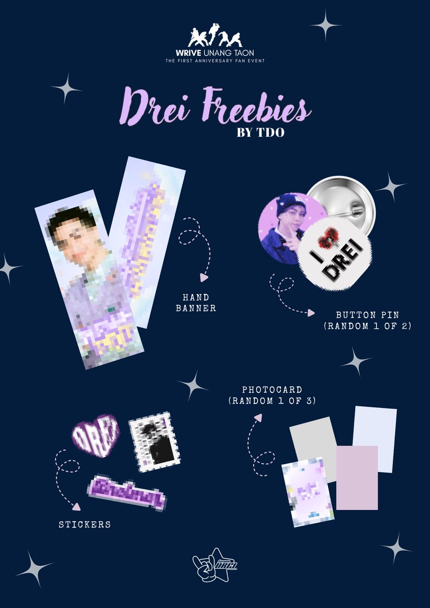 teamdreiofc's tweet photo. READY FOR SOME DREI FREEBIES? 👀

To celebrate WRIVE’s 1st Anniversary, we’re giving away exclusive freebies for those who will attend “WRIVE: Unang Taon” at Noctos Music Bar! See you there, ARROWs and DREImers 🏹💜

Note: First come, first served.

#WRIVE #WRIVE_UnangTaon https://t.co/BuGrKKyHgj