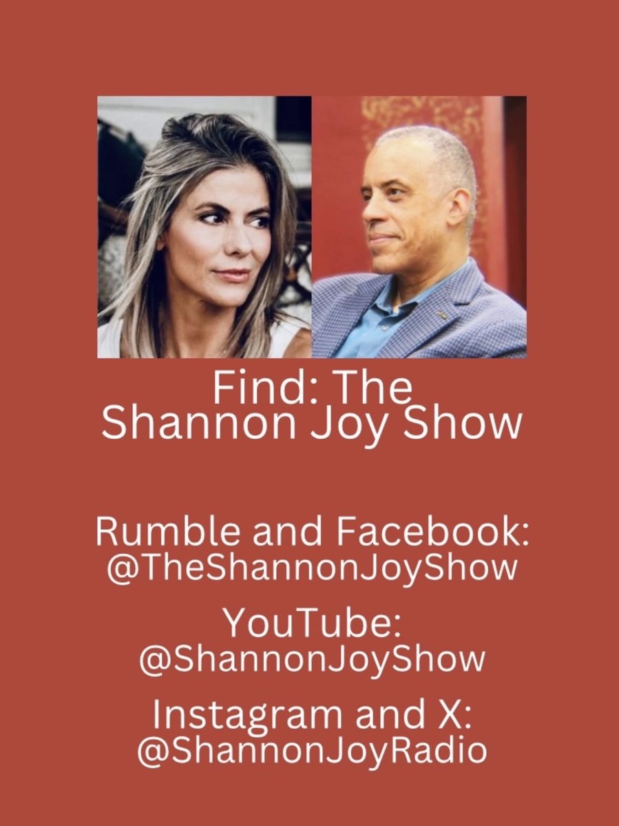 LarrySharpe's tweet photo. TODAY!
7/23/26 @ 1:15 PM-ET 
I will be on with Shannon Joy. 
⬇️
When links are provided, they will be in the comment section. https://t.co/pje5BEaJWz
