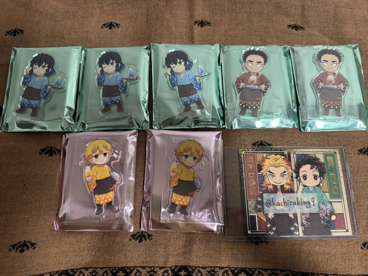 kachizuking9's tweet photo. 【交換・譲渡】
鬼滅の刃 クリームソーダパーラー アクリルスタンド

譲：善逸2、伊之助3、悲鳴嶼2
求：
同種炭治郎1または定価(1,100円/個)＋送料

◎郵送希望
◎お振込はゆうちょ銀行または地方銀行対応
(お振込時の手数料はご負担下さい)

よろしくお願いいたします🙇‍♀️ https://t.co/6RZ6mufASU
