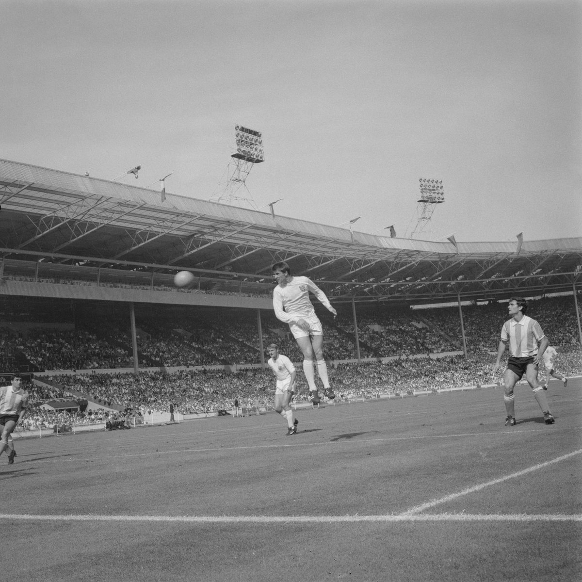 England's tweet photo. #OnThisDay sixty years ago, the #ThreeLions won the 1966 @FIFAWorldCup on home soil 🏆 https://t.co/SbLxen0umt