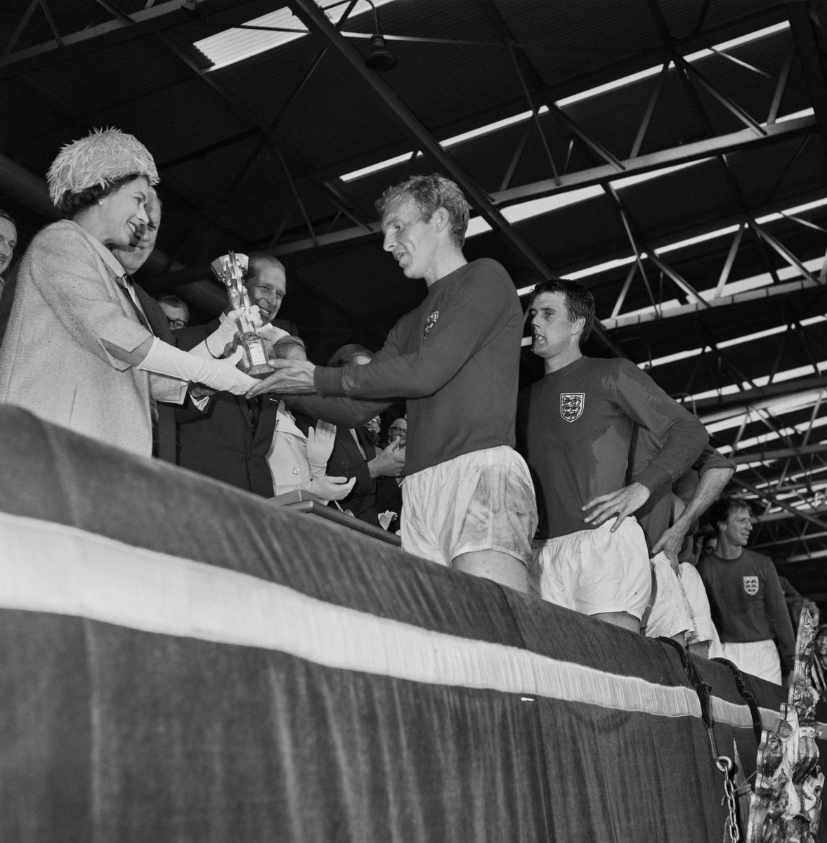 England's tweet photo. #OnThisDay sixty years ago, the #ThreeLions won the 1966 @FIFAWorldCup on home soil 🏆 https://t.co/SbLxen0umt