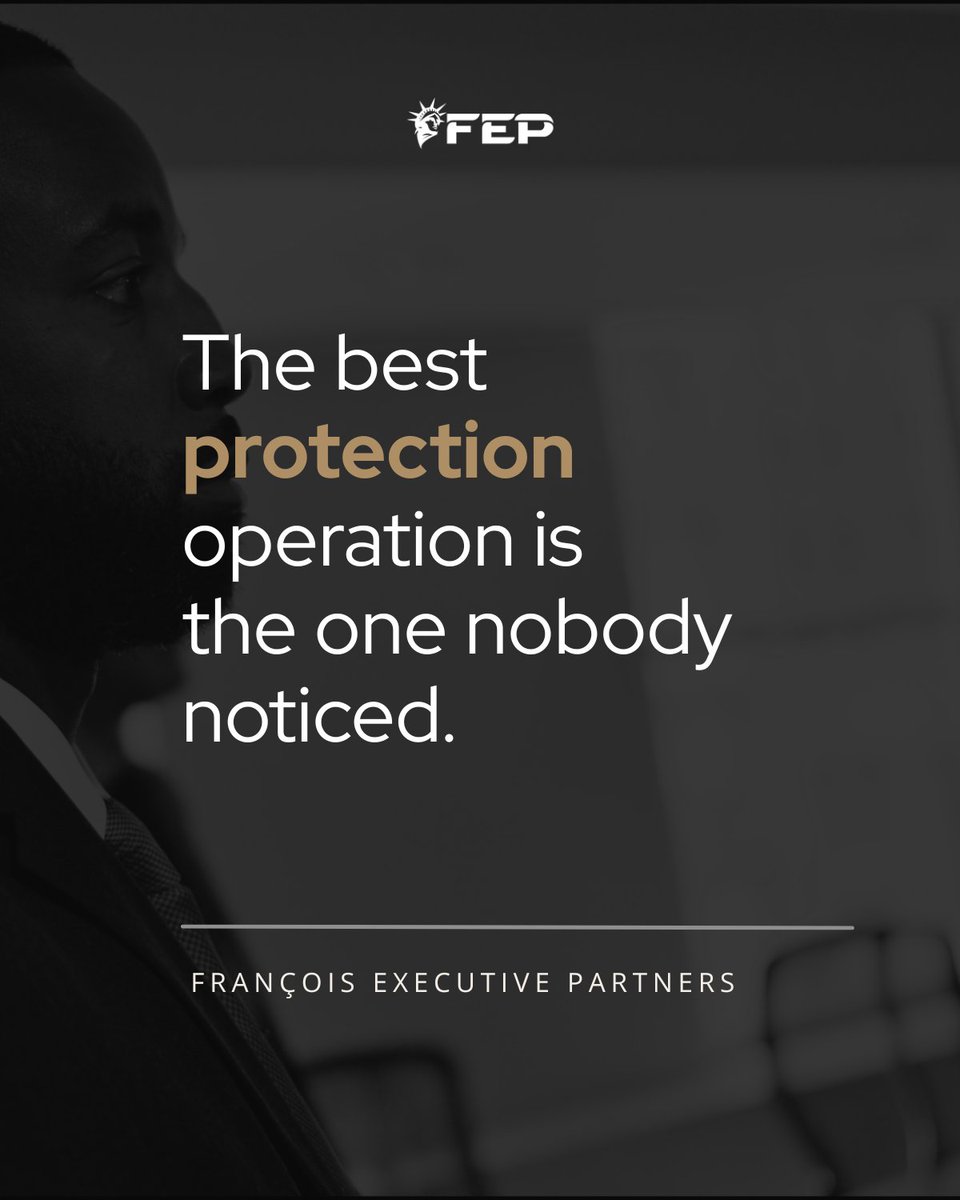 FEPNYC's tweet photo. Executive Protection begins long before a principal arrives.

Route reviews. Venue assessments. Contingency planning. Protective intelligence.

The goal isn't to respond to risk. It's to prevent it.

That's the FEP Standard.

#ExecutiveProtection https://t.co/D9AVQU8gXe