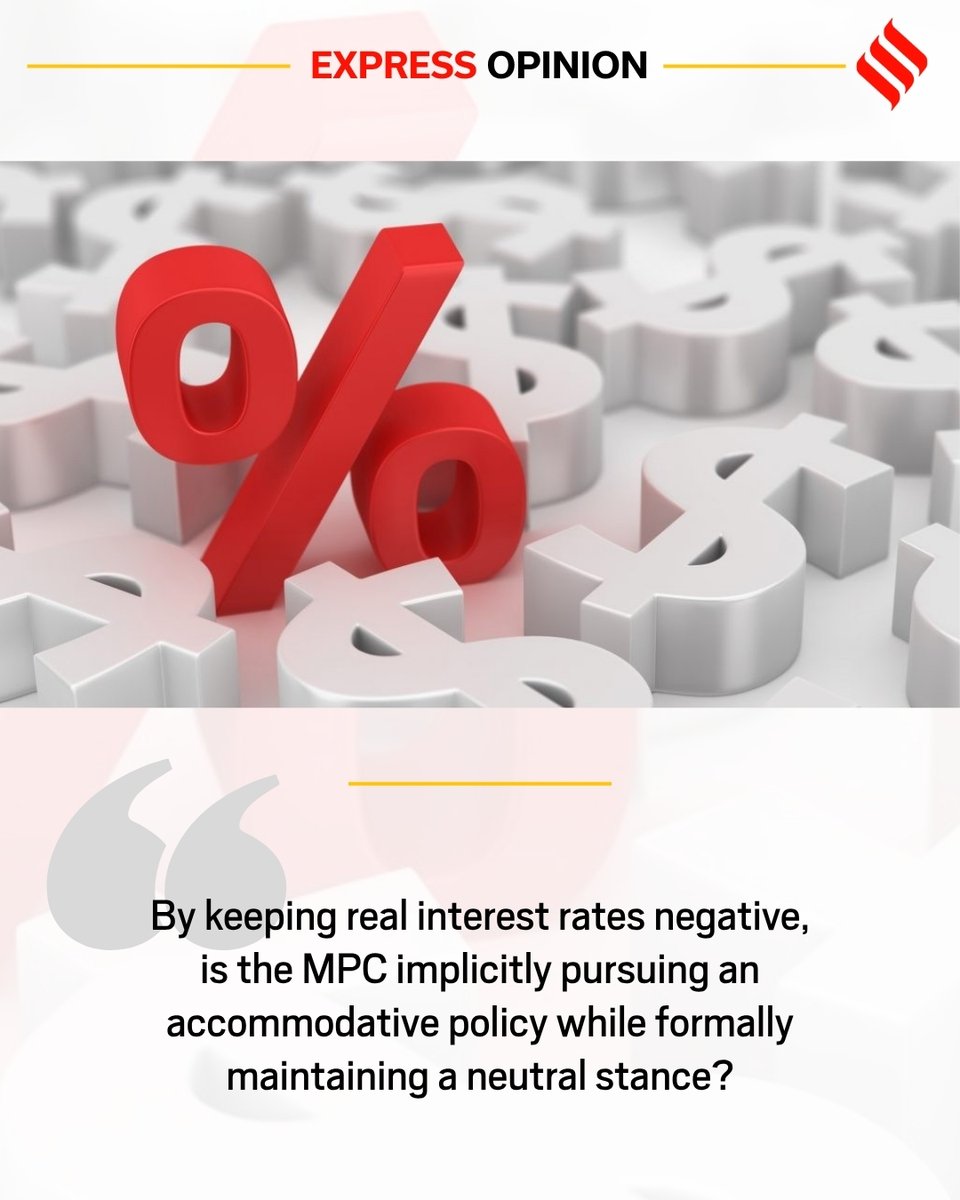 ieopinion's tweet photo. #ExpressOpinion | The central bank’s inflation forecasts, growth assessment and policy posture do not always point in the same direction. Greater clarity would strengthen the credibility of monetary policy

Written by: Ishan Bakshi
Read: https://t.co/KebUDBHAzX https://t.co/om2gWsLDHW