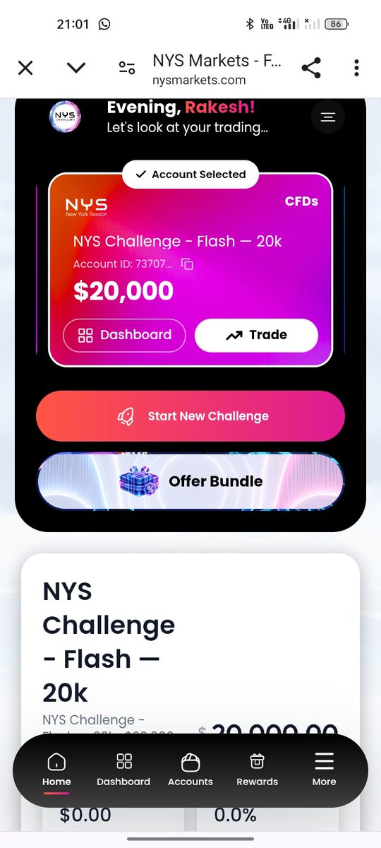 Gagankumar42971's tweet photo. Finally I got 20k flash account from NYS market, thank you NYS market..!
@NYSMarkets https://t.co/vdpN1NrC6Y